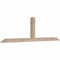 Ekena Millwork Portland Smooth Timber Gable Bracket, Douglas Fir, 84"W x 24"H x 3 1/2"D x 3 1/2"F, 7/12 Pitch GBW084X24X0404POR00SDF - alternate 4